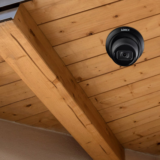 Lorex A14 4K IP Wired Dome Security Camera with Listen-In Audio and Smart Motion Detection