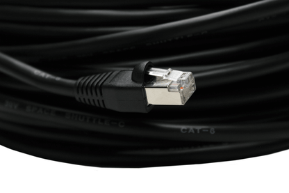 300ft CAT6 Outdoor Extension Cable, Weather Shielded, cUL CMR Riser Rated, UV Treated, Direct Burial Underground - Open Box