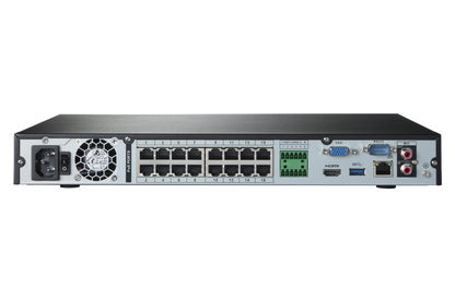 Lorex Elite Series 4K 32 Camera Capable 8TB Wired NVR System with 8MP (4K) A10 IP Dome Cameras