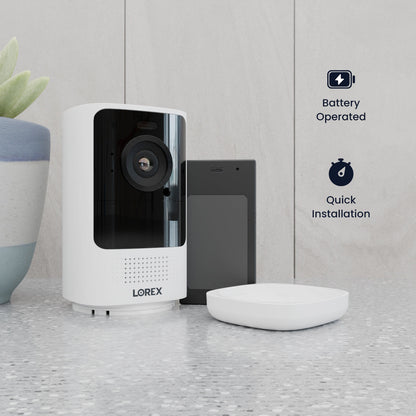 Lorex 4K Spotlight Battery Wi-Fi Security Camera with 7W Solar Panel
