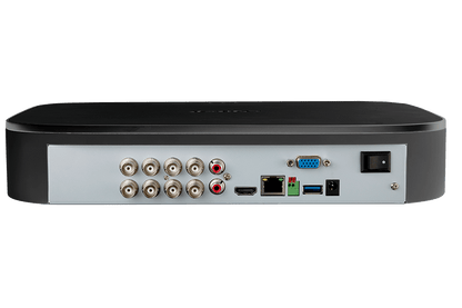 1080p 8-channel 1TB Wired DVR System with 6 Cameras