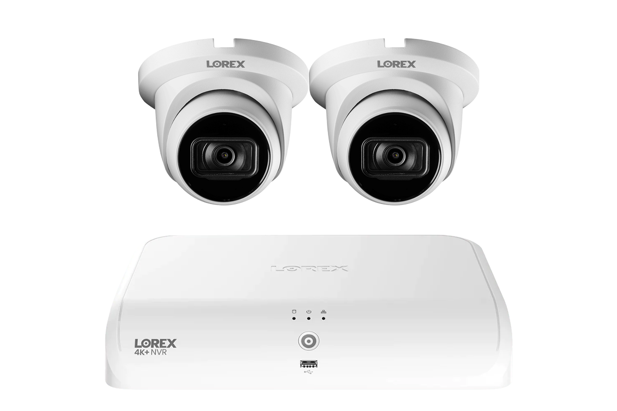 Lorex Fusion Series 4K+ 16 Channel (8 Wired + 8 Fusion Wi-Fi) 2TB Wired System with A14 Wired 4K IP Dome Cameras