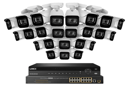 32-Channel NVR System with 4K (8MP) IP Cameras