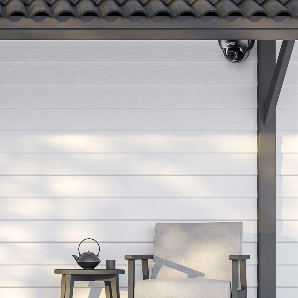 Lorex A10 4K IP Wired Dome Security Camera with Listen-In Audio and IK10 Vandal Proof Rating