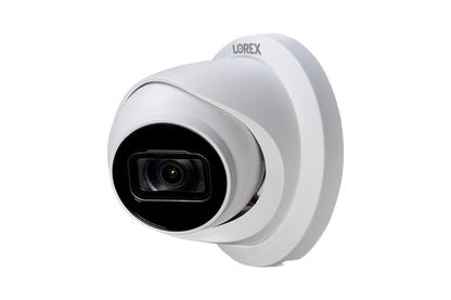 Lorex 4K (16 Camera Capable) 6TB Wired NVR System with Nocturnal 3 Smart IP Dome Cameras with Listen-In Audio and 30FPS