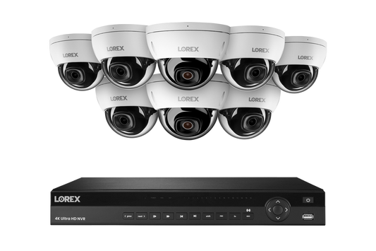 Lorex Elite Series 4K 16 Camera Capable 6TB Wired NVR System with 4MP (2K) A4 IP Dome Cameras