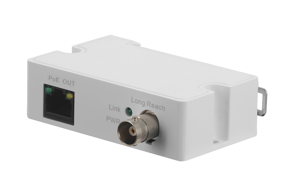 Coaxial to Ethernet Converter for PoE Cameras