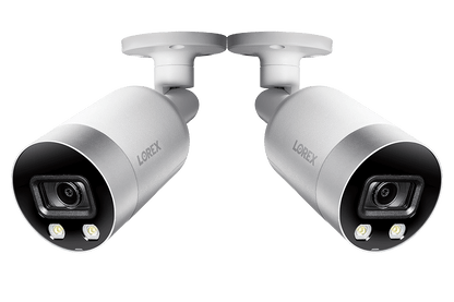 4K Ultra HD Smart Deterrence IP Camera with Color Night Vision (2-pack)