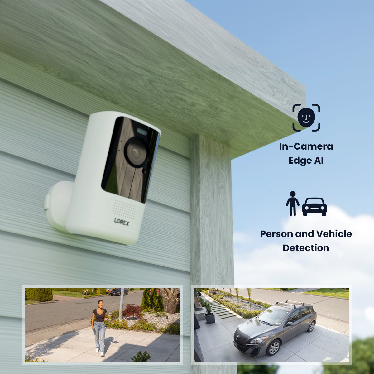 Lorex 4K Spotlight Battery Wi-Fi Security Camera with 7W Solar Panel