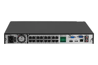 Lorex Fusion Series 4K 16 Camera Capable (Wired or Fusion Wi-Fi) 4TB Wired NVR System with Eight H14 IP Bullet Cameras, One 2K Battery-Operated Doorbell, and One 2K Outdoor Floodlight