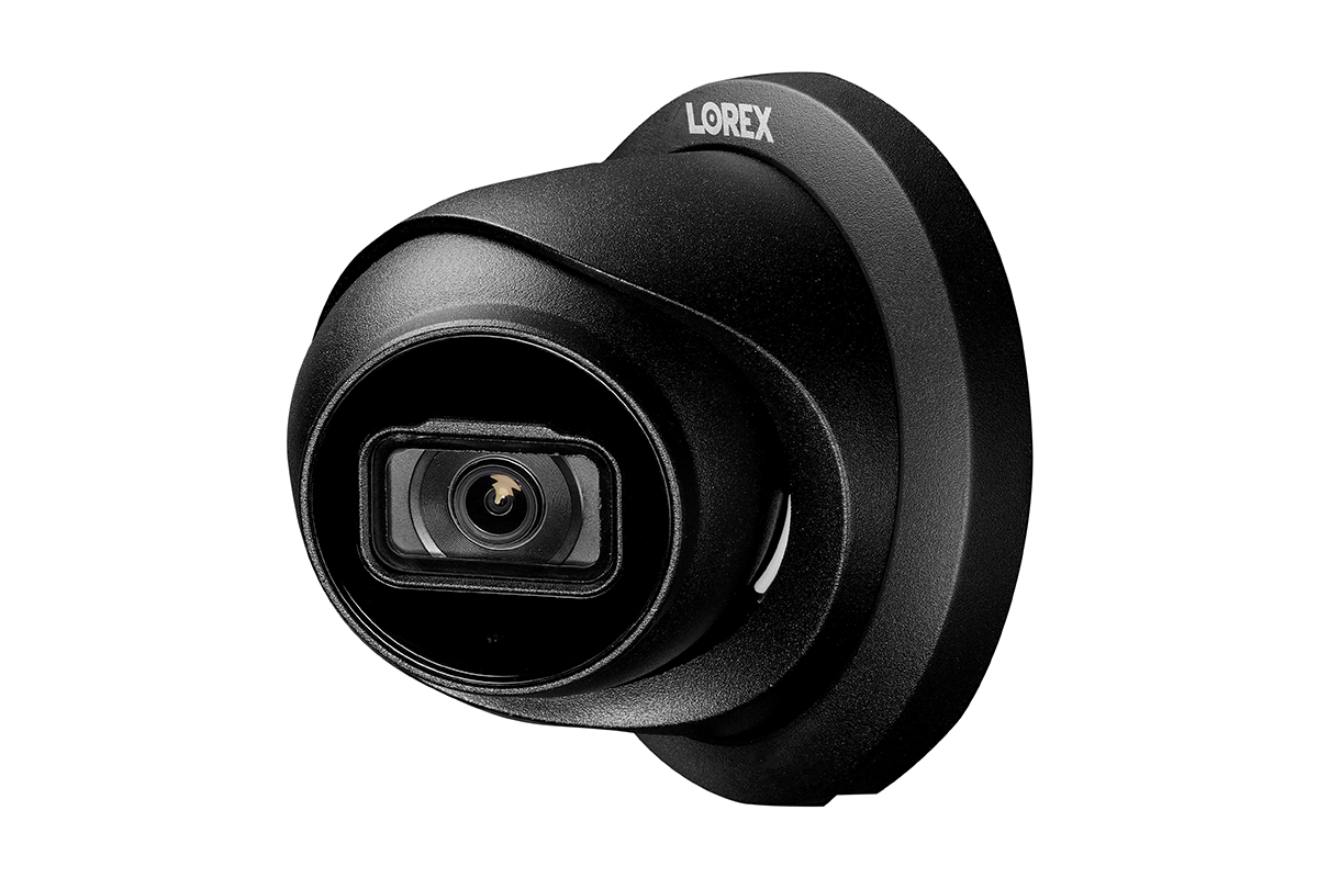 Lorex 4K (32 Camera Capable) 6TB Wired NVR System with Nocturnal 3 Smart IP Turret Cameras Featuring Listen-In Audio and 30FPS Recording