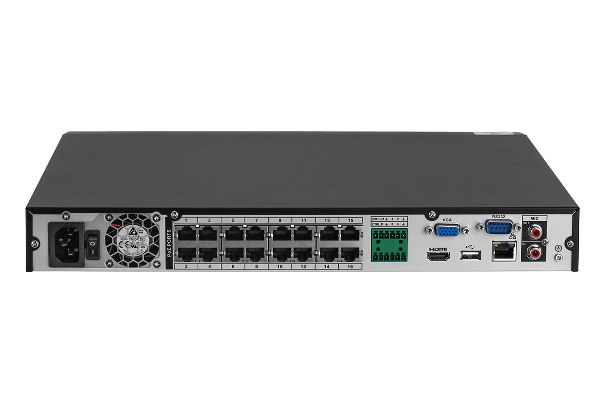 4K 16-Channel NVR with Smart Motion Detection, Voice Control and Fusion Capabilities