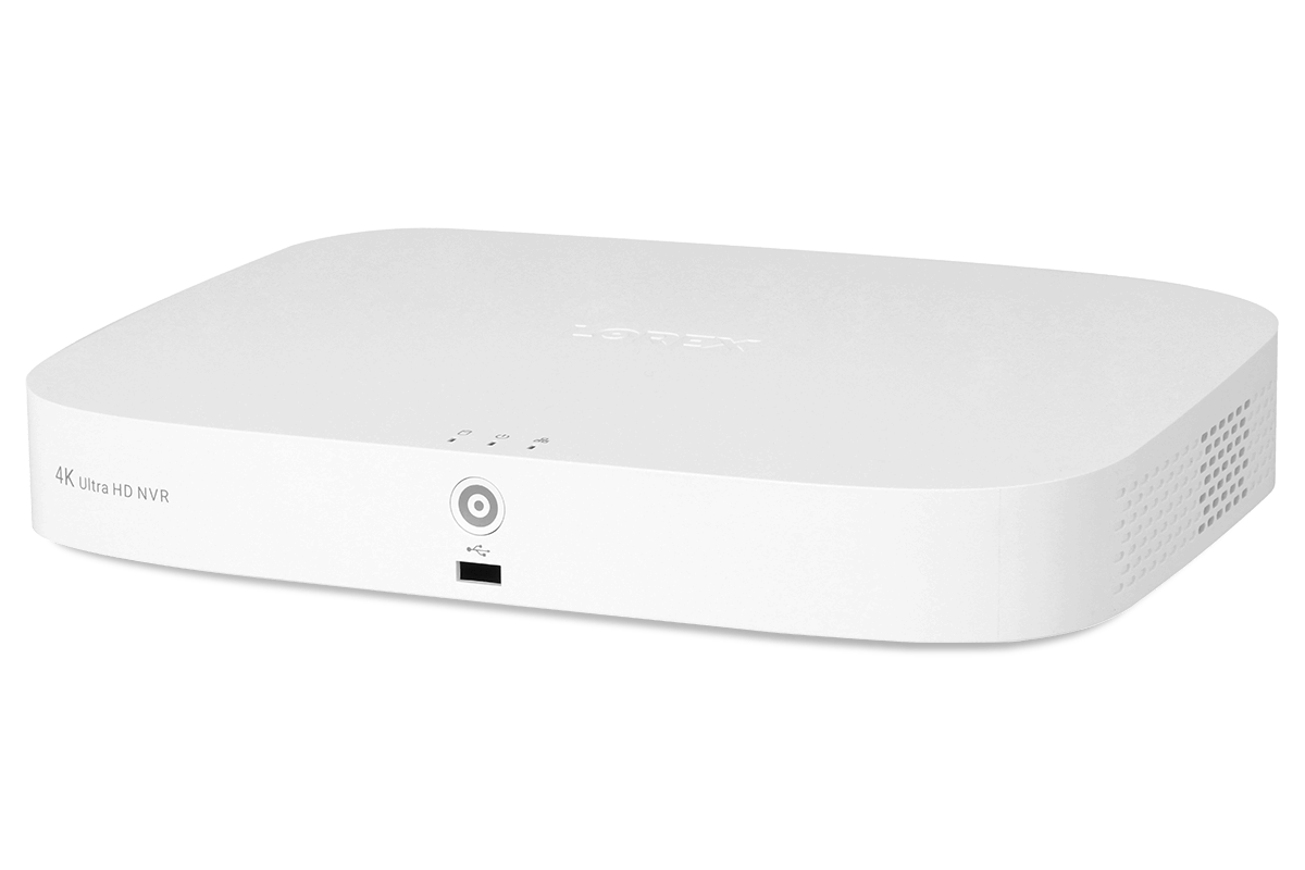 4K 8-channel 2TB Wired NVR System with 6 Cameras