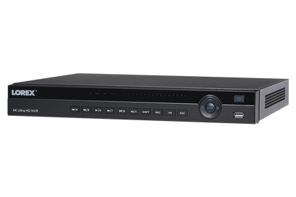 4K Ultra HD 32 Channel Security NVR, 6TB Storage, POE, Records 4K (4 x 1080p) at 30FPS with Audio Recording