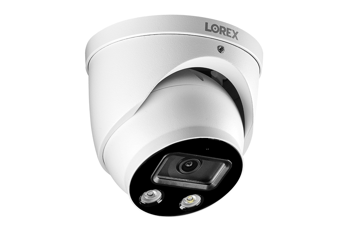 4K Ultra HD 8-Channel Fusion NVR System with 4 Smart Deterrence IP Audio Dome Cameras and Two-Way Talk