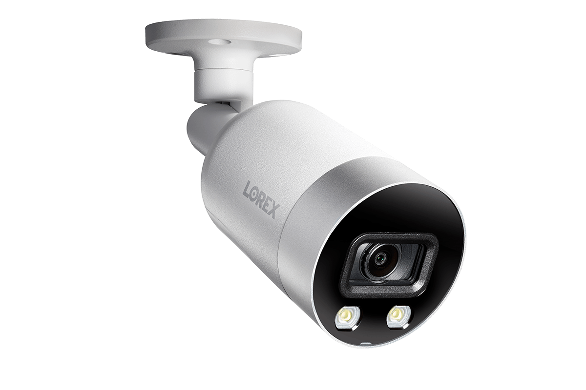4K Ultra HD 8-Channel IP Security System with 4 Smart Deterrence 4K (8MP) Cameras, Smart Motion Detection and Smart Home Voice Control