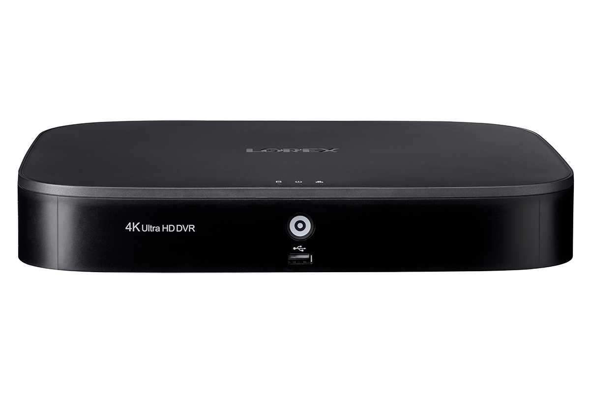 4K Ultra HD 8 Channel Security DVR with Advanced Motion Detection Technology and Smart Home Voice Control, 2TB Hard Drive