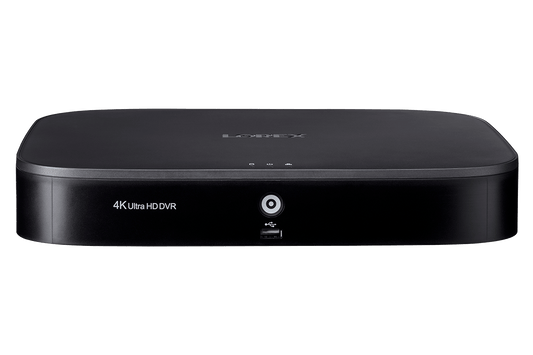 4K Ultra HD 8 Channel Security DVR with Advanced Motion Detection Technology and Smart Home Voice Control, 2TB Hard Drive
