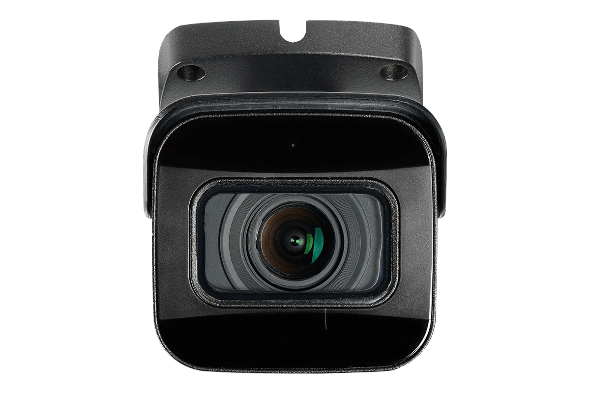 4K Ultra HD Resolution 8MP Motorized Varifocal Outdoor 4x Optical Zoom IP Camera with Real-Time 30FPS Recording and 2-Way Audio