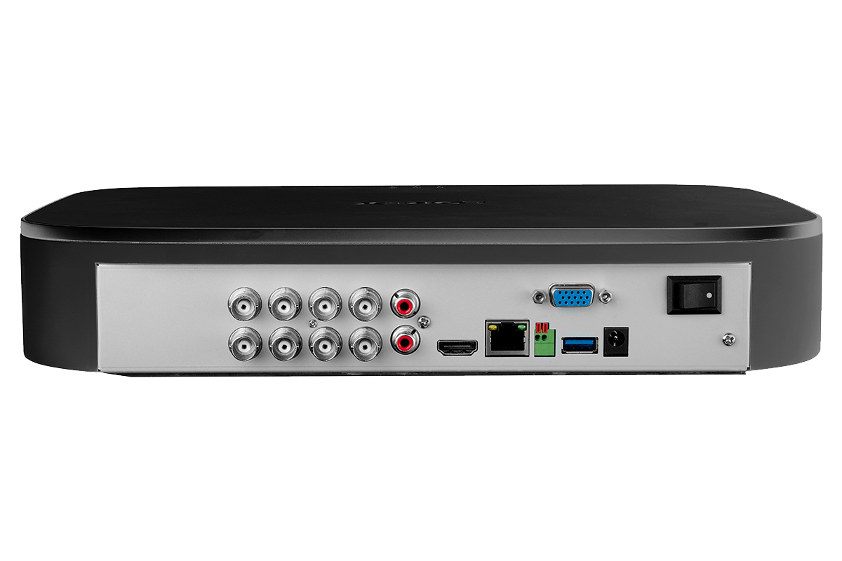 4K Ultra HD Security System with 8-Channel DVR and Four 4K (8MP) Active Deterrence Cameras featuring Smart Motion Detection and Smart Home Voice Control