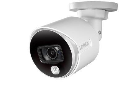 4K Ultra HD Security System with Four 4K (8MP) Active Deterrence Cameras featuring Smart Motion Detection and Smart Home Voice Control
