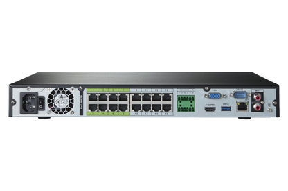 4K Ultra HD 16-Channel IP Security System with 8 Active Deterrence 4K (8MP) Cameras