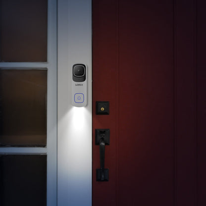 Lorex 4K Wi-Fi Video Doorbell (Wired, 32GB) - Open Box
