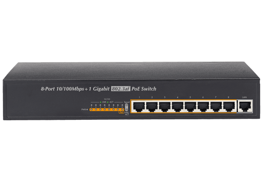 8-Channel PoE Switch