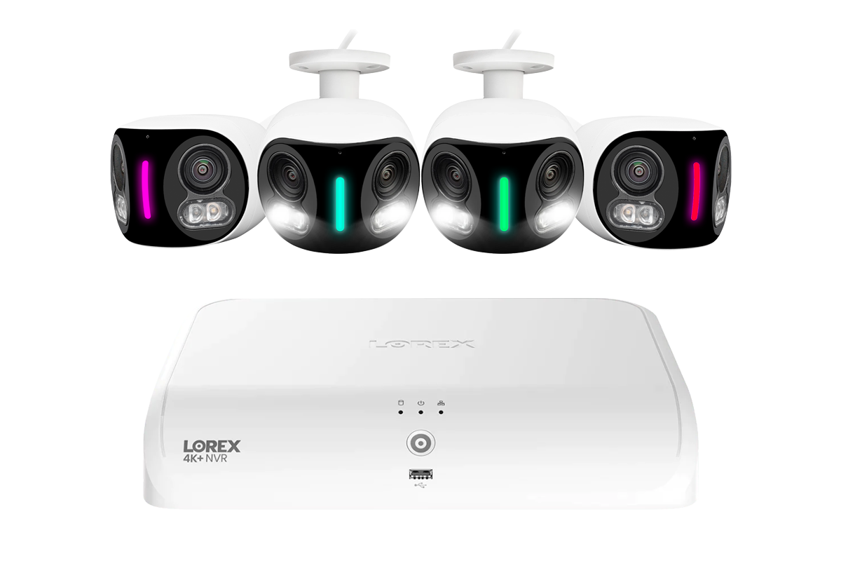 Lorex Fusion Series 4K+ 16 Channel (8 Wired + 8 Fusion Wi-Fi) 2TB Wired System with H20 Wired 4K IP Dual Lens Cameras