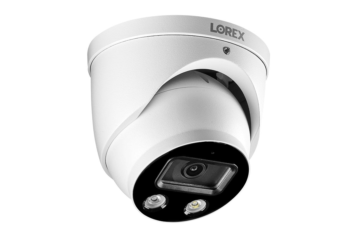 8-Channel 4K Fusion NVR System with Smart Deterrence Dome Cameras