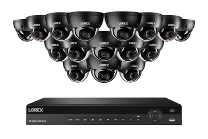 Lorex Elite Series 4K 16 Camera Capable 4TB Wired NVR System with 4MP (2K) A4 IP Dome Cameras