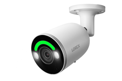 Lorex Fusion 4K 16 Camera Capable (8 Wired + 8 Fusion Wi-Fi) 2TB Wired NVR System with IP Bullet Cameras Featuring Smart Security Lighting