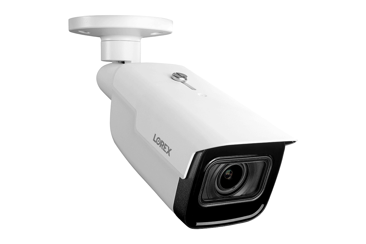 Lorex 4K (32 Camera Capable) 8TB Wired NVR System with Nocturnal 3 Smart IP Bullet Cameras Featuring Motorized Varifocal Lens and 30FPS Recording