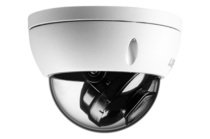 Lorex A10 4K IP Wired Dome Security Camera with Listen-In Audio and IK10 Vandal Proof Rating