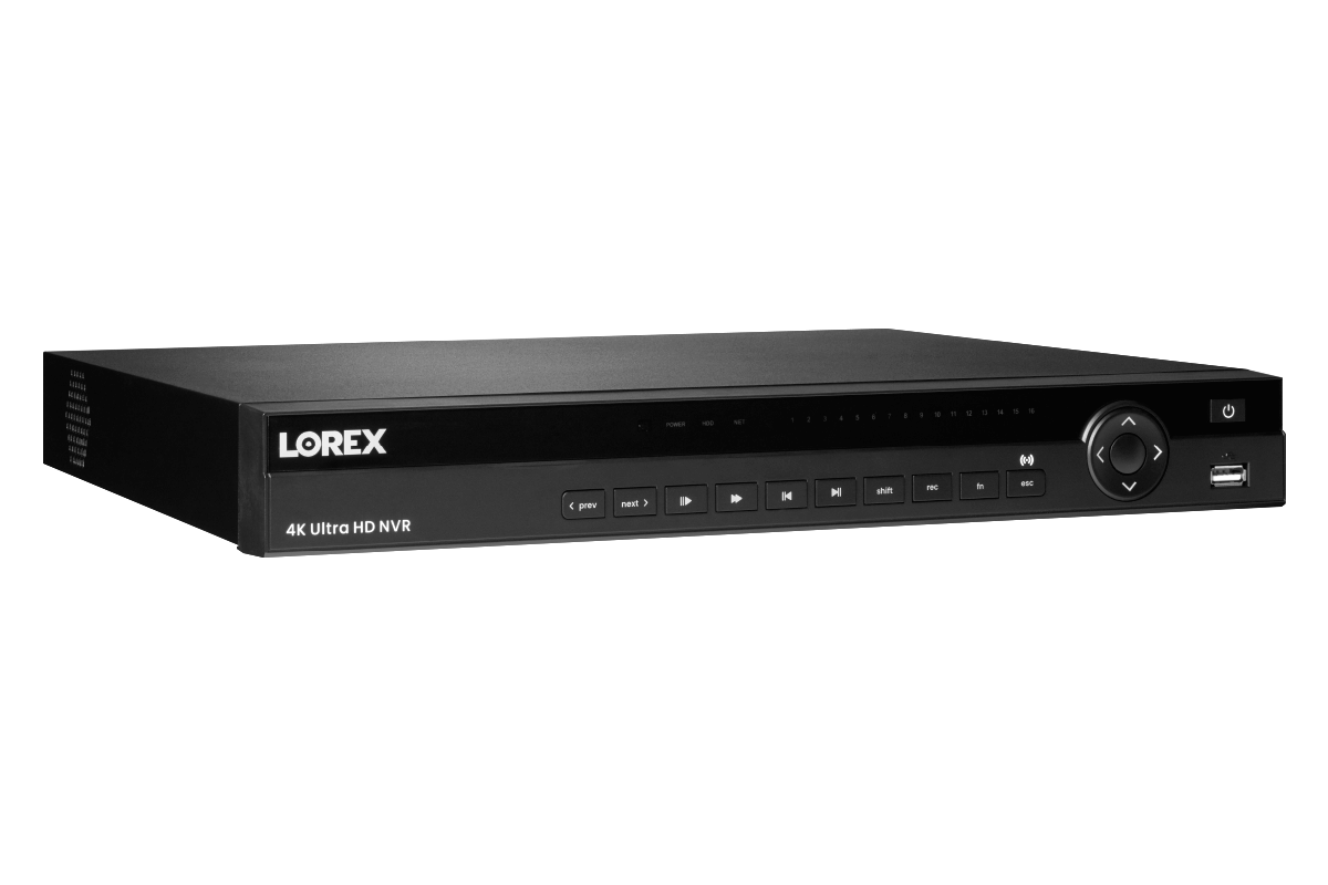 4K Ultra HD 16-Channel Security NVR with Lorex Cloud Connectivity and 4TB Hard Drive