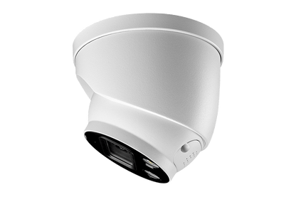 8-Channel Fusion NVR System with Dome and Bullet Smart Deterrence 4K IP Cameras
