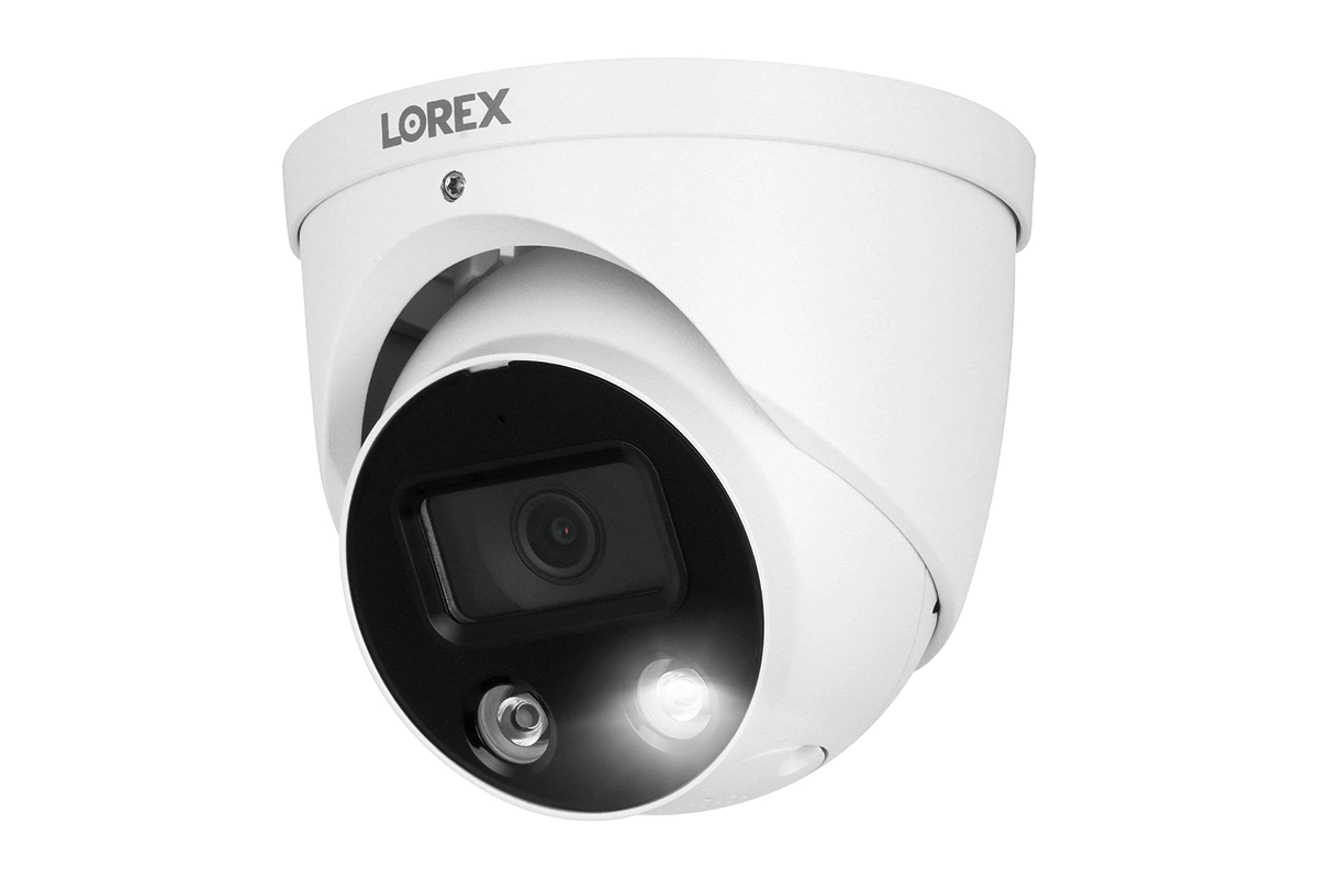 8-channel Fusion NVR System with Smart Deterrence and Mask Detection Security Cameras