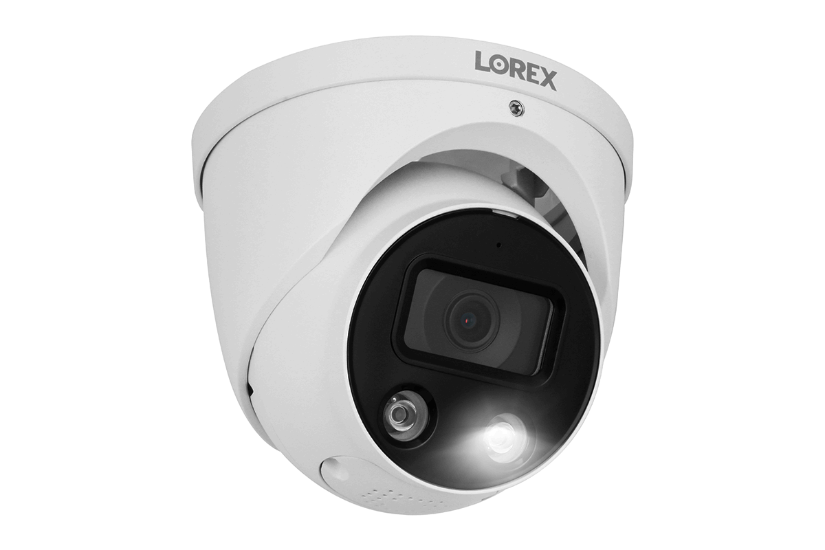 8-channel Fusion NVR System with Smart Deterrence and Mask Detection Security Cameras