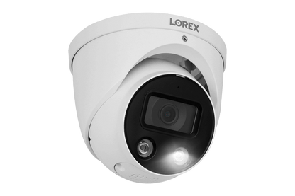 8-channel Fusion NVR System with Smart Deterrence and Mask Detection Security Cameras