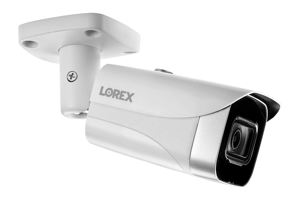 8-Channel NVR Fusion System with Four 4K (8MP) IP Cameras and 2 Wi-Fi Indoor Cameras