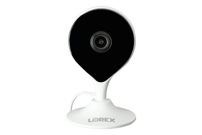 8-Channel NVR Fusion System with Six 4K (8MP) IP Cameras, HD Smart Indoor Wi-Fi Security Camera and Wi-Fi Floodlight Camera
