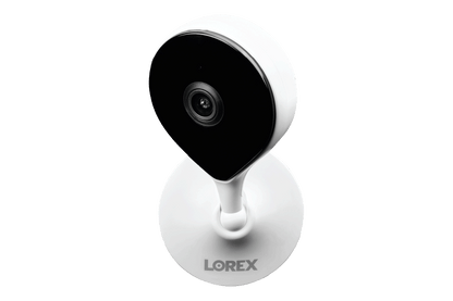 8-Channel NVR Fusion System with Six 4K (8MP) IP Cameras, HD Smart Indoor Wi-Fi Security Camera and Wi-Fi Floodlight Camera