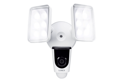 8-Channel NVR Fusion System with Six 4K Smart Deterrence IP Dome Security Cameras, Wi-Fi Floodlight and Indoor Camera