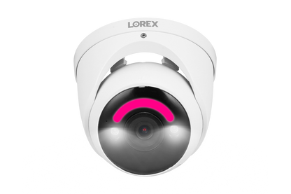 Lorex H16 4K IP Wired Dome Security Camera with Smart Security Lighting and Smart Motion Detection