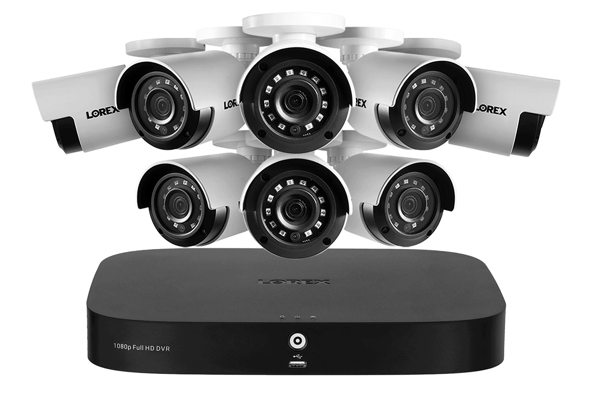 1080p 8-channel 1TB Wired DVR System