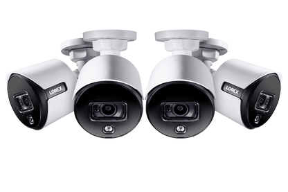 4K Ultra HD Active Deterrence Security Camera with Color Night Vision