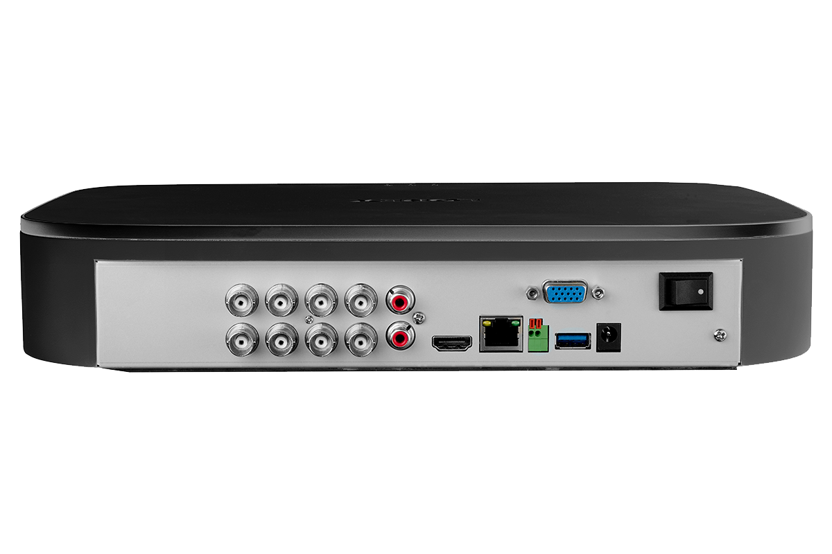 4K Ultra HD 8 Channel Digital Video Recorder with Smart Motion Detection and Smart Home Voice Control, 1TB HDD