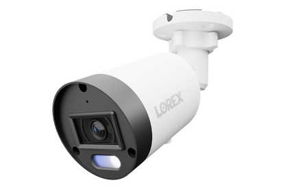 Lorex Connect U3 2K+ PoE Bullet Camera with Red & Blue Deterrence Lights