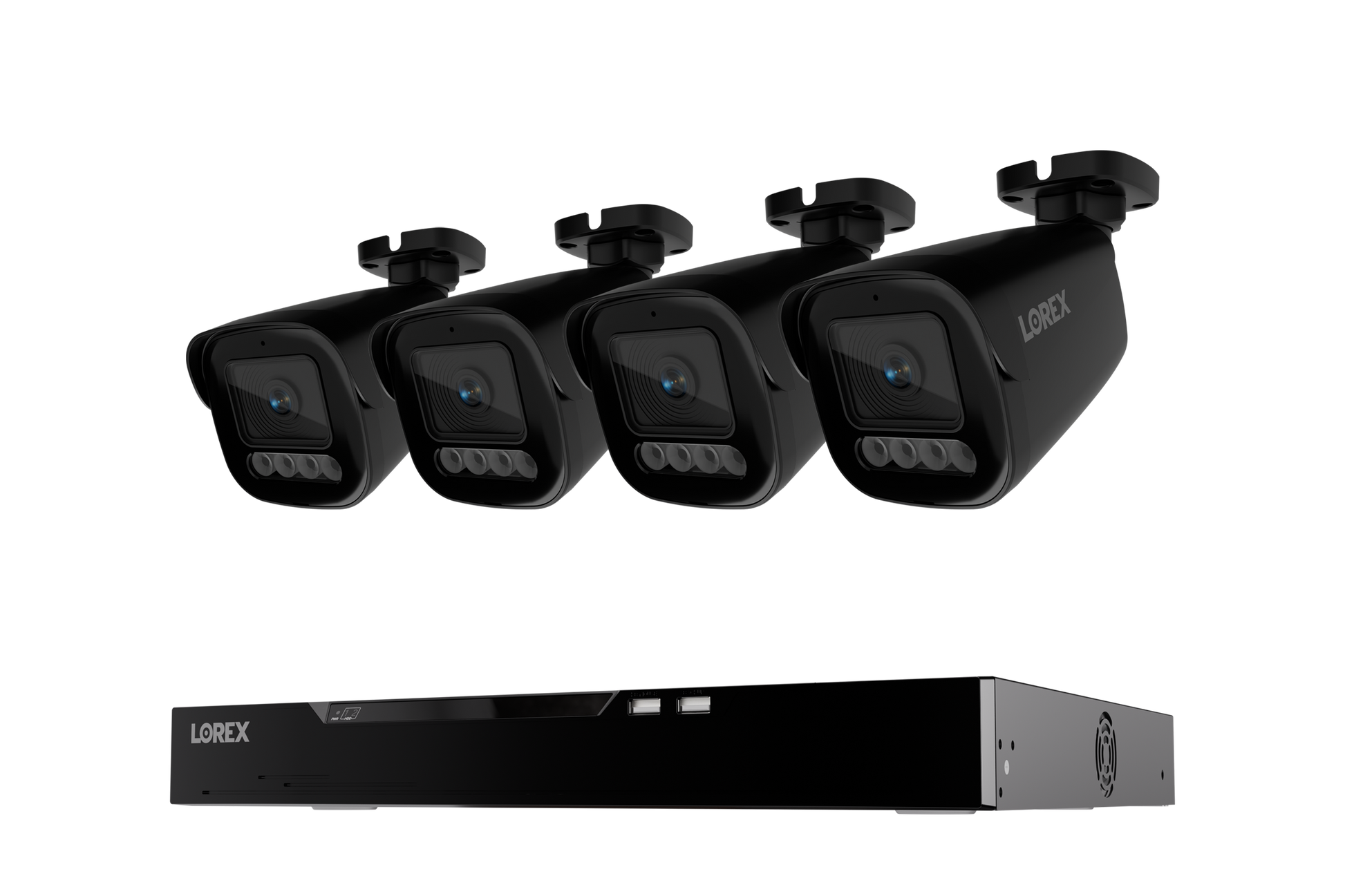 Lorex Connect X Series 4K 16-Channel Wired NVR System with X3 Bullet Security Cameras - 4TB