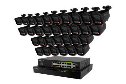 Lorex Connect X Series 4K 32-Channel Wired NVR System with X5 Bullet Security Cameras - 8TB